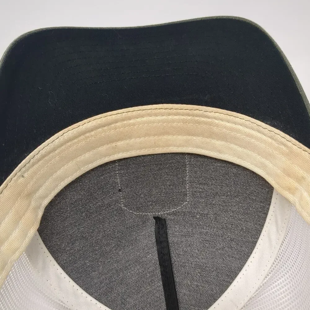 Hooey Snapback Trucker Hat Green One Size Adjustable Embroidered Mesh Back - Picture 8 of 9